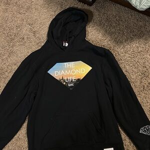 Diamond Life black hoodie. Size XL junior/women’s fit.